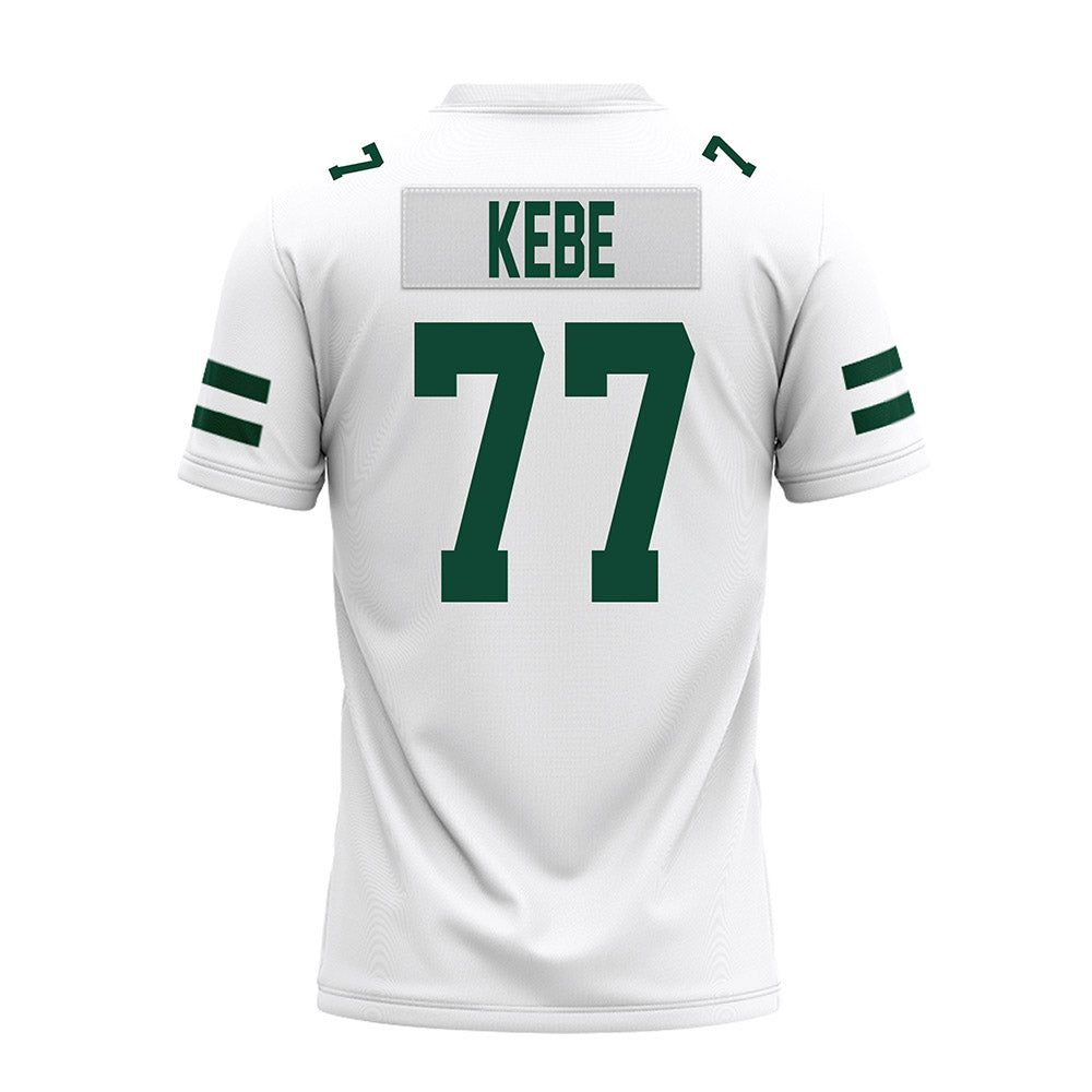 Ohio - NCAA Football : Ibrahim Kebe - White Premium Football Jersey-1