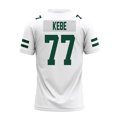 Ohio - NCAA Football : Ibrahim Kebe - White Premium Football Jersey-1