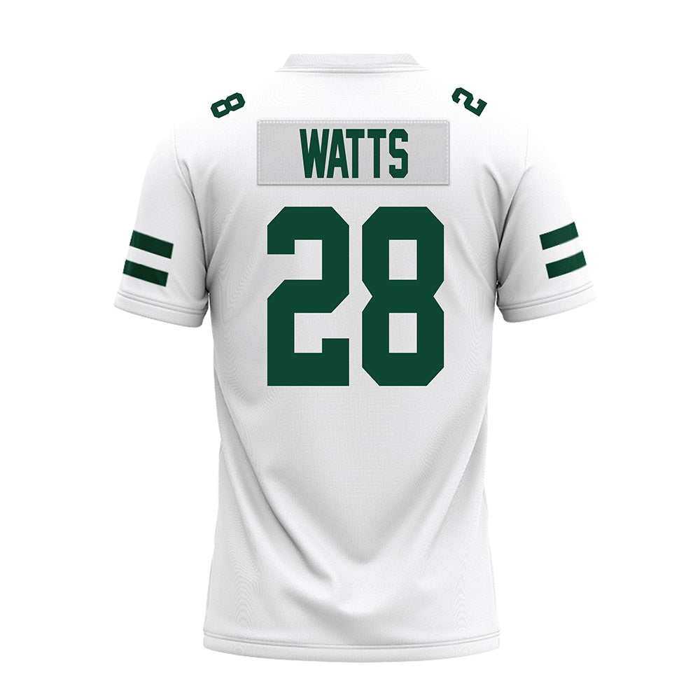 Ohio - NCAA Football : Britton Watts - White Premium Football Jersey-1