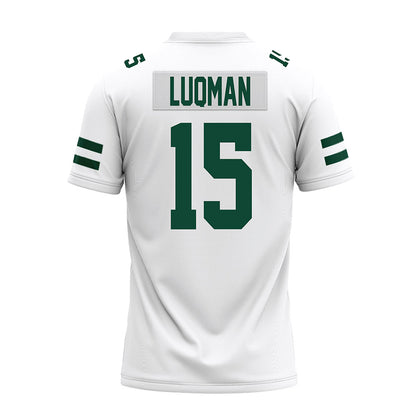 Ohio - NCAA Football : Anas Luqman - White Premium Football Jersey-1