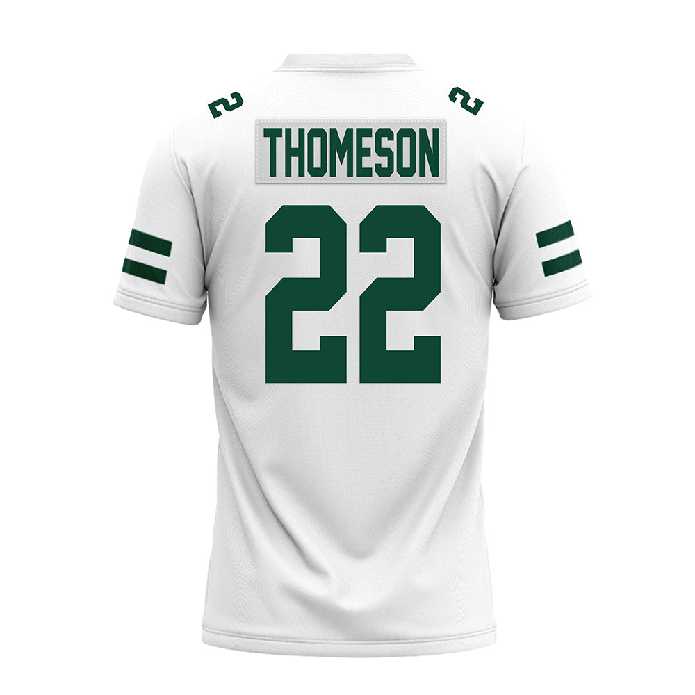 Ohio - NCAA Football : Jalen Thomeson - White Premium Football Jersey