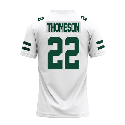 Ohio - NCAA Football : Jalen Thomeson - White Premium Football Jersey