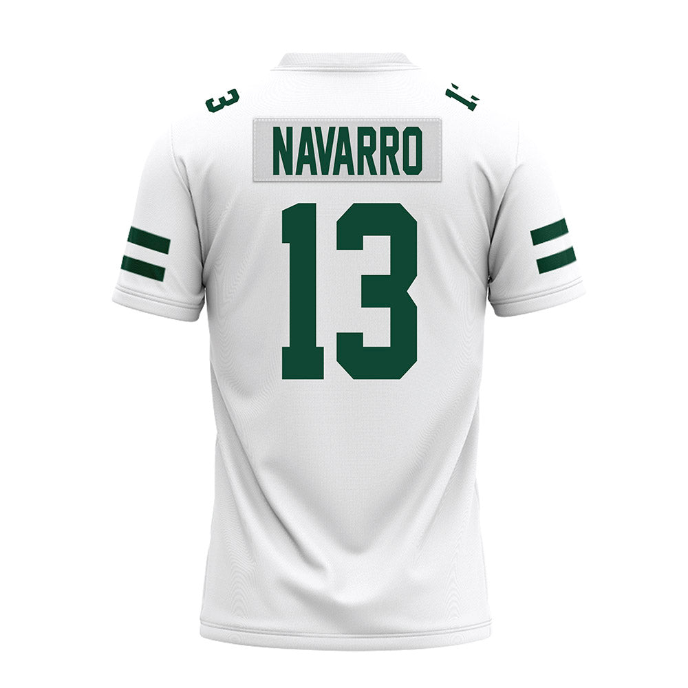 Ohio - NCAA Football : Parker Navarro - White Premium Football Jersey-1