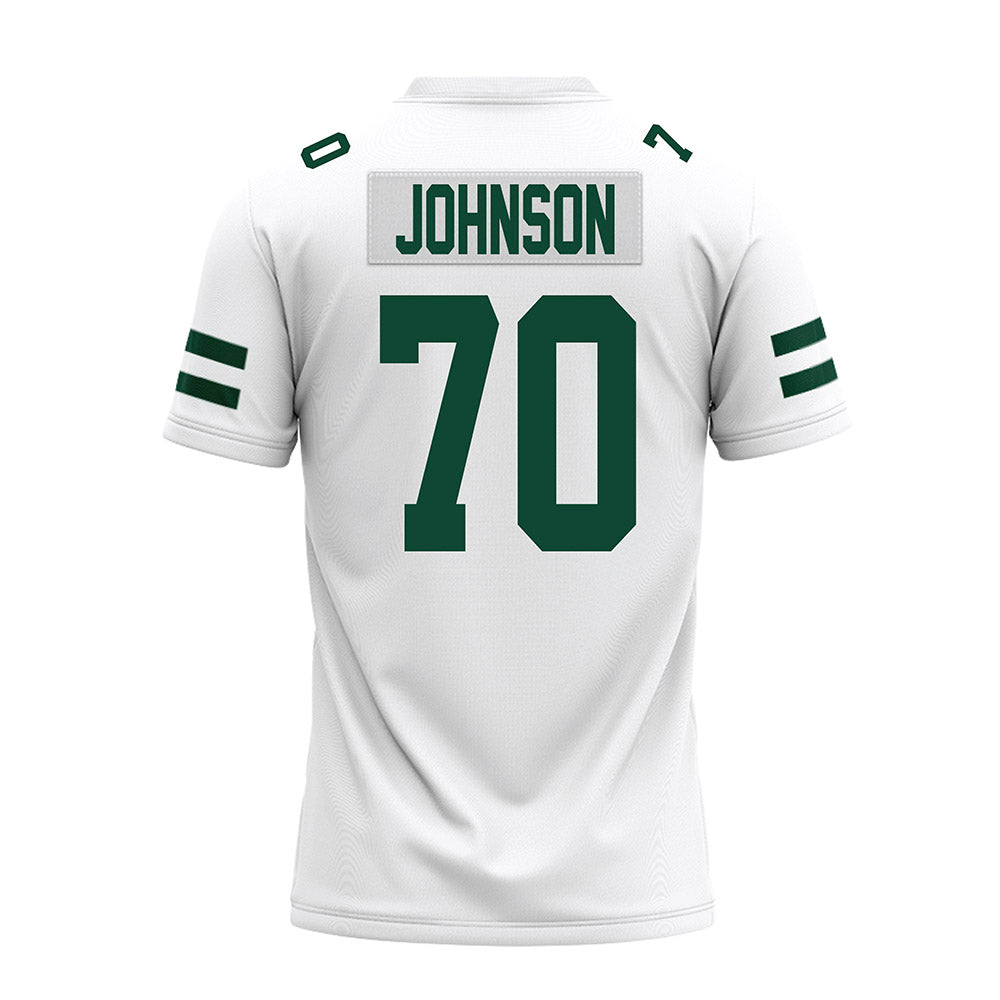 Ohio - NCAA Football : JJ Johnson - White Premium Football Jersey-1