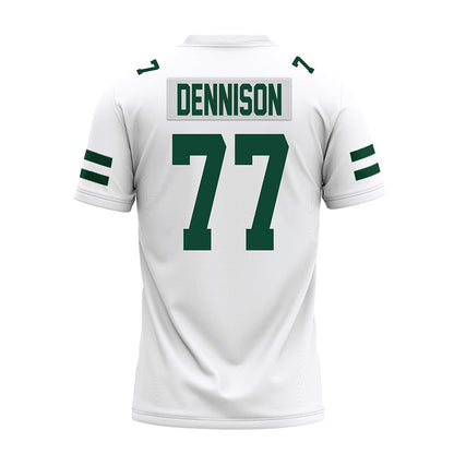 Ohio - NCAA Football : Jacob Dennison - White Premium Football Jersey