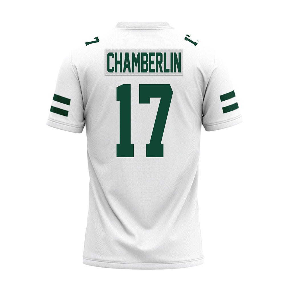 Ohio - NCAA Football : Caleb Chamberlin - White Premium Football Jersey-1