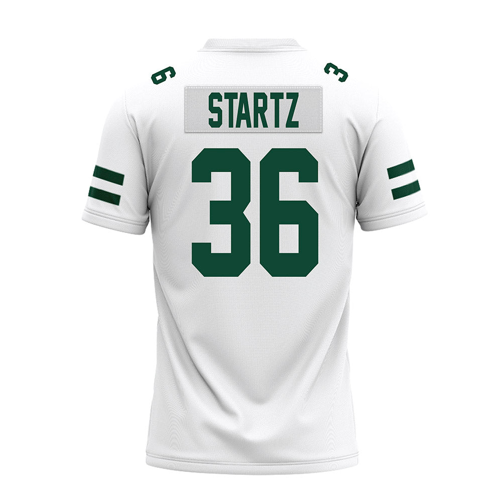 Ohio - NCAA Football : Parker Startz - White Premium Football Jersey