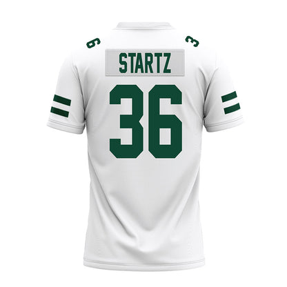 Ohio - NCAA Football : Parker Startz - White Premium Football Jersey