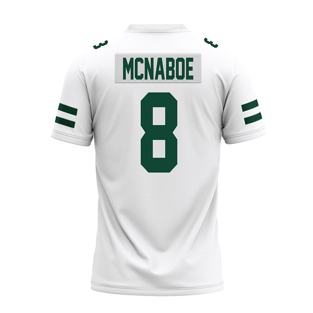 Ohio - NCAA Football : Ben McNaboe - White Premium Football Jersey