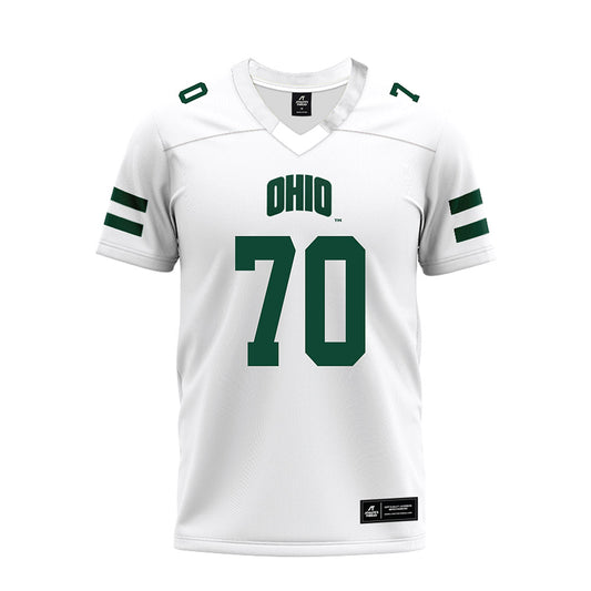 Ohio - NCAA Football : JJ Johnson - White Premium Football Jersey-0