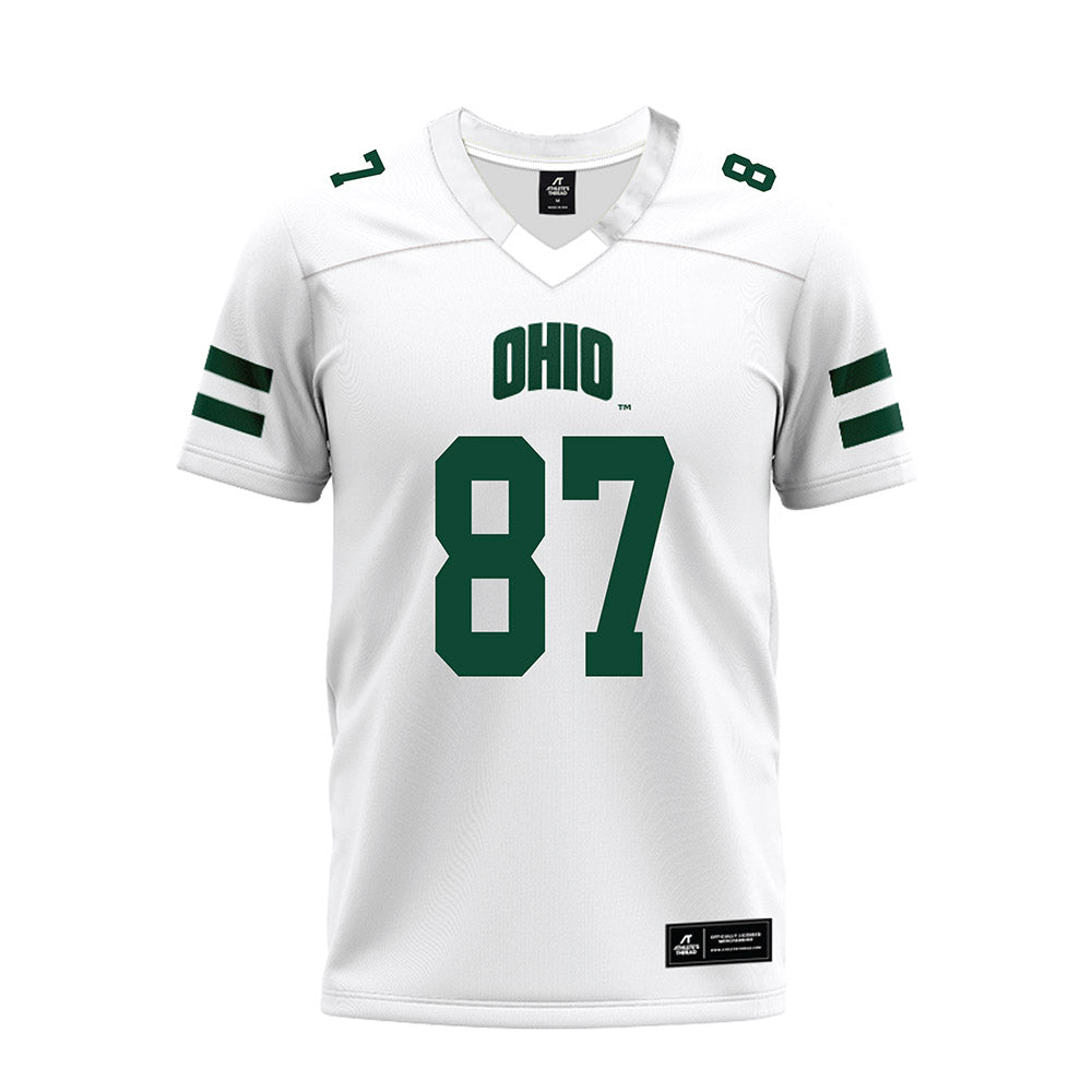 Ohio - NCAA Football : Timothy Boals II - White Premium Football Jersey-0
