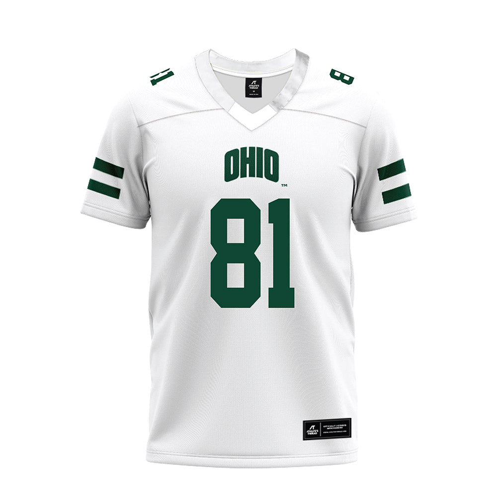 Ohio - NCAA Football : Matthew Stuewe - White Premium Football Jersey