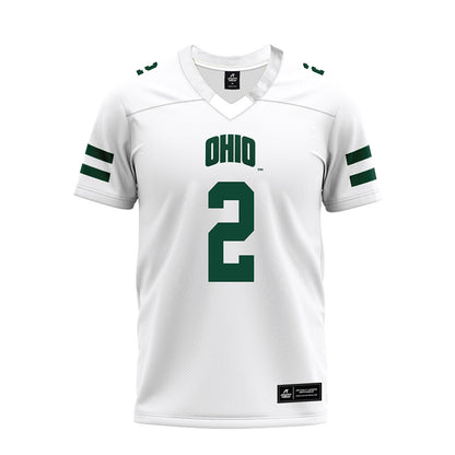 Ohio - NCAA Football : DJ Walker - White Premium Football Jersey-0