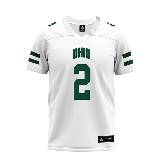 Ohio - NCAA Football : DJ Walker - White Premium Football Jersey-0