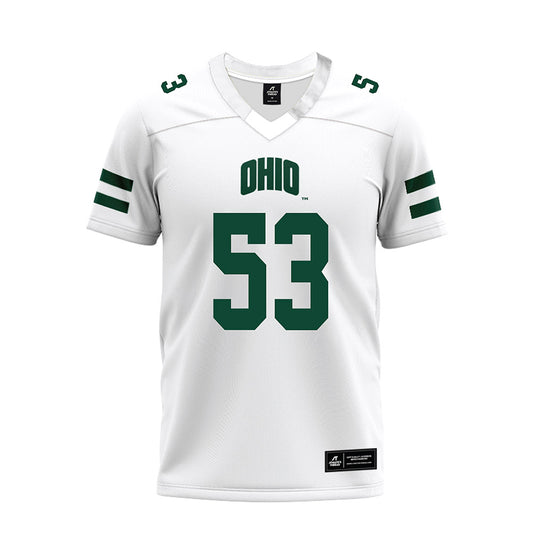 Ohio - NCAA Football : Andrew Erby - White Premium Football Jersey