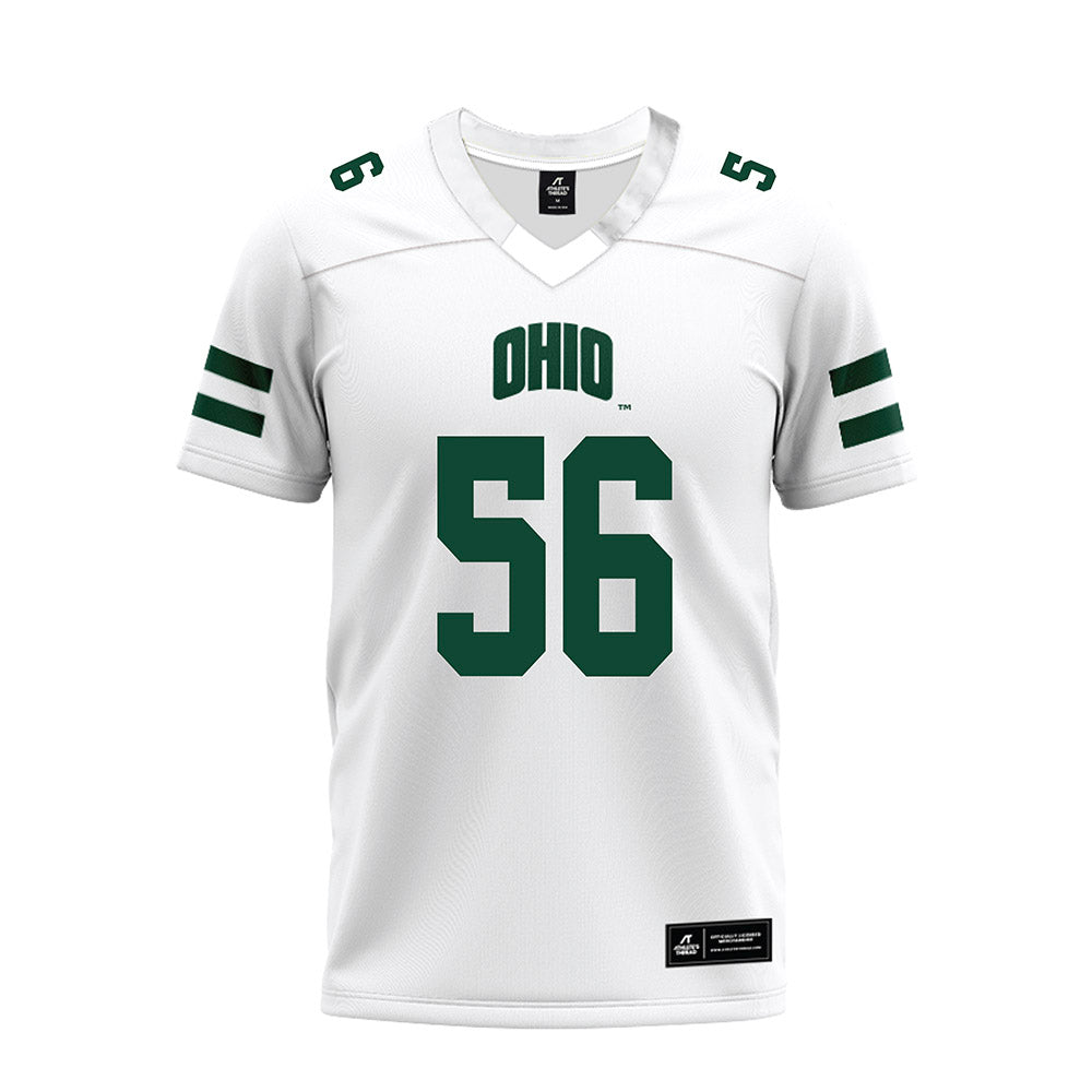 Ohio - NCAA Football : Benjamin Maldonado - White Premium Football Jersey-0