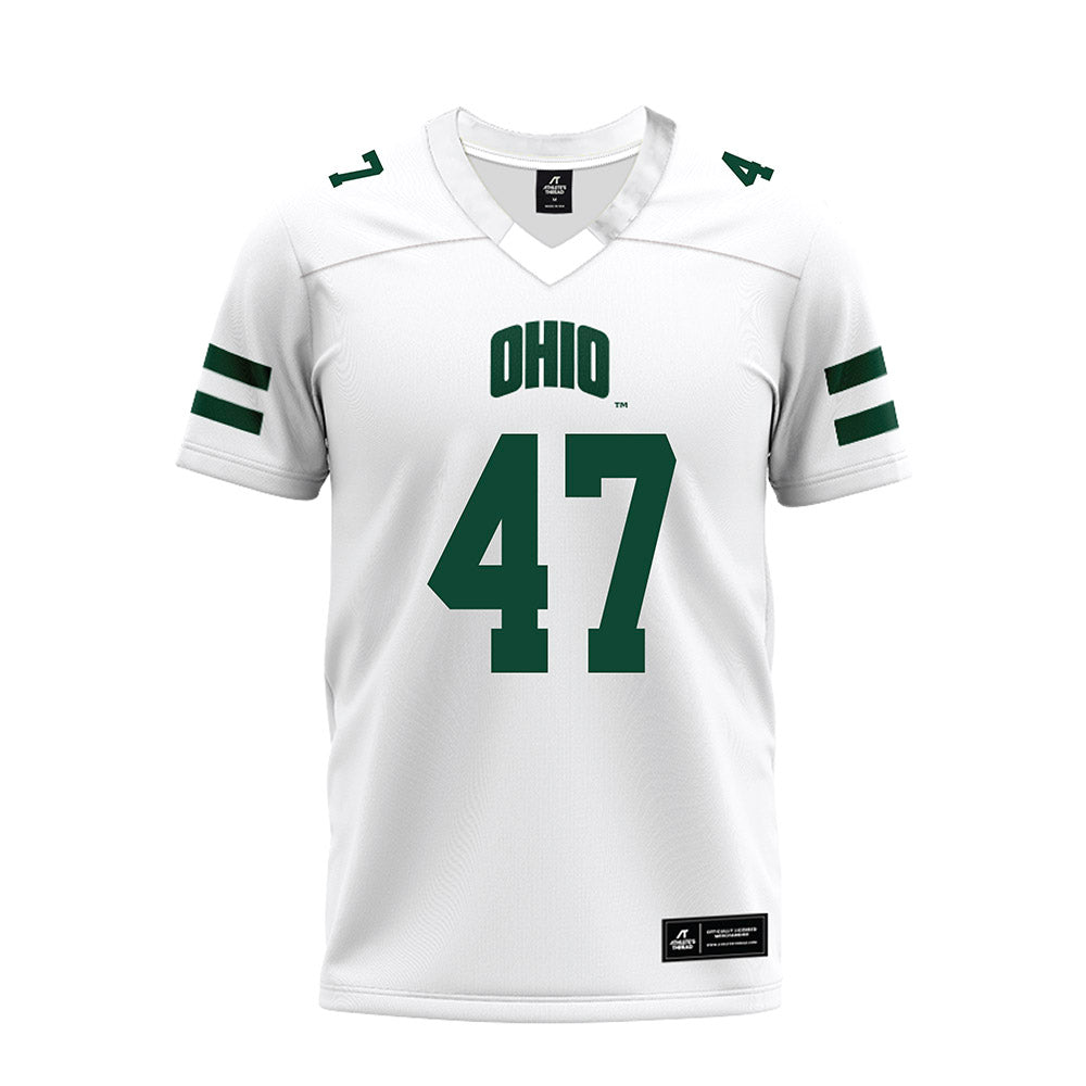 Ohio - NCAA Football : Alex Kasee - White Premium Football Jersey