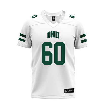 Ohio - NCAA Football : Trent Allen - White Premium Football Jersey-0