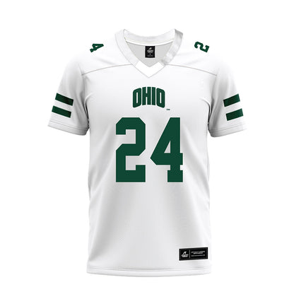 Ohio - NCAA Football : Irving Brown - White Premium Football Jersey-0