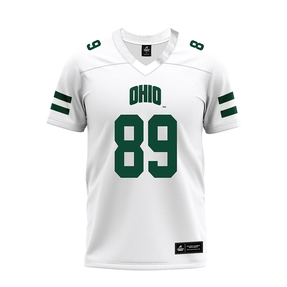 Ohio - NCAA Football : Khamani Debrow - White Premium Football Jersey