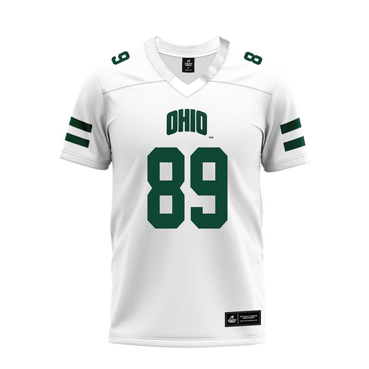 Ohio - NCAA Football : Khamani Debrow - White Premium Football Jersey