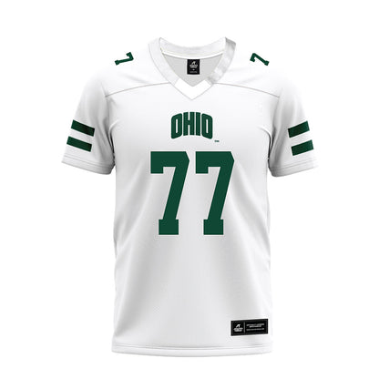 Ohio - NCAA Football : Ibrahim Kebe - White Premium Football Jersey-0
