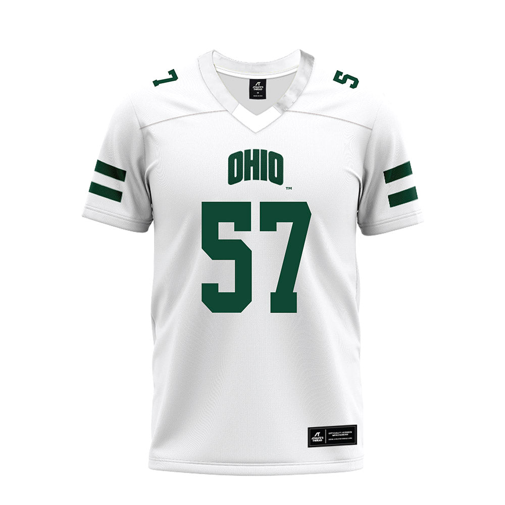 Ohio - NCAA Football : Carson Heidecker - White Premium Football Jersey