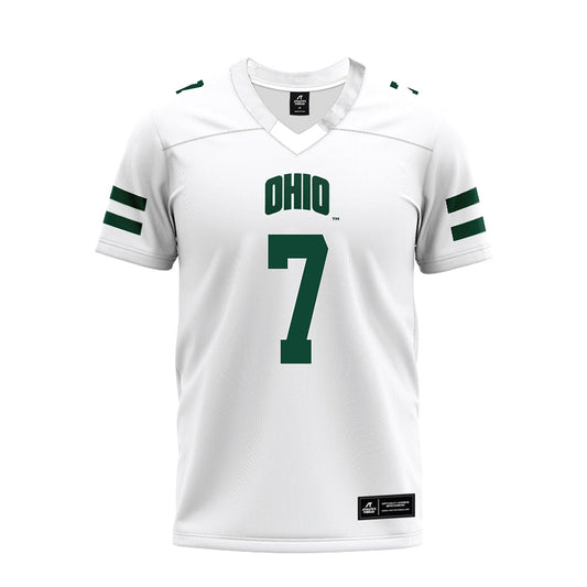 Ohio - NCAA Football : Tank Pearson - White Premium Football Jersey-0