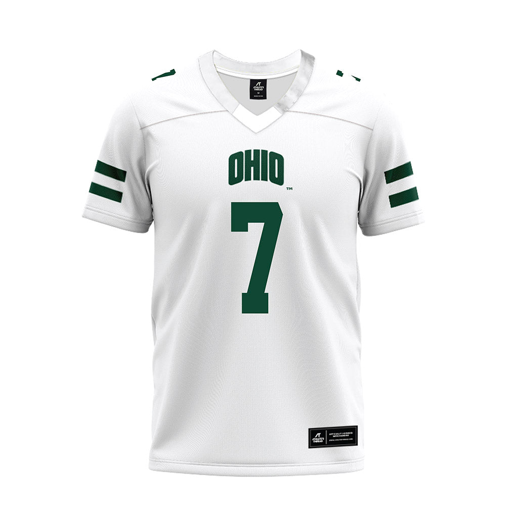 Ohio - NCAA Football : Chase Hendricks - White Premium Football Jersey