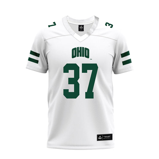 Ohio - NCAA Football : Blake Guffey - White Premium Football Jersey