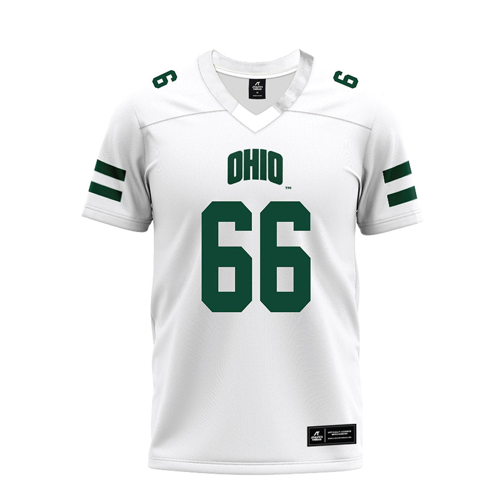 Ohio - NCAA Football : Christophe Atkinson - White Premium Football Jersey