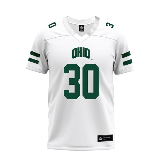 Ohio - NCAA Football : Charlie Christopher - White Premium Football Jersey-0