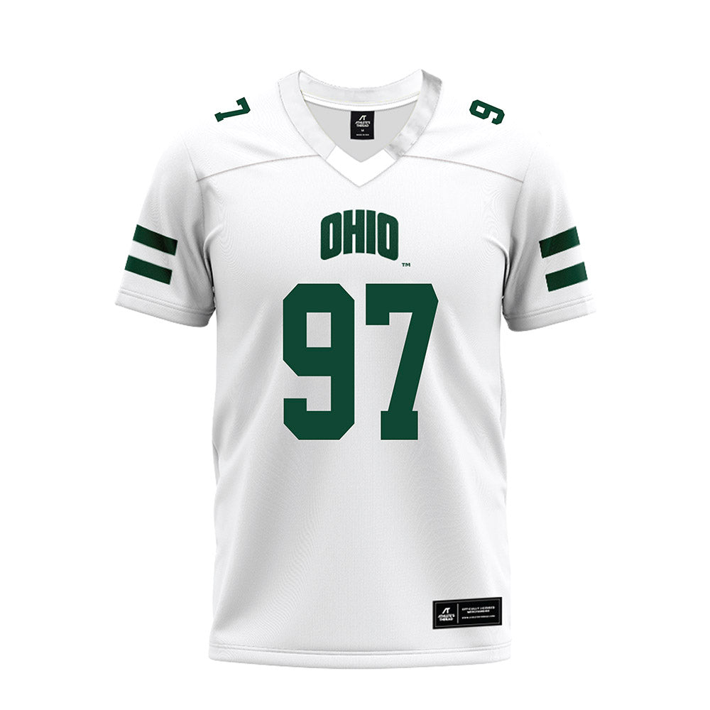 Ohio - NCAA Football : Austin Mitchell - White Premium Football Jersey