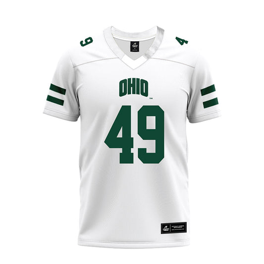 Ohio - NCAA Football : Xavier Williams - White Premium Football Jersey