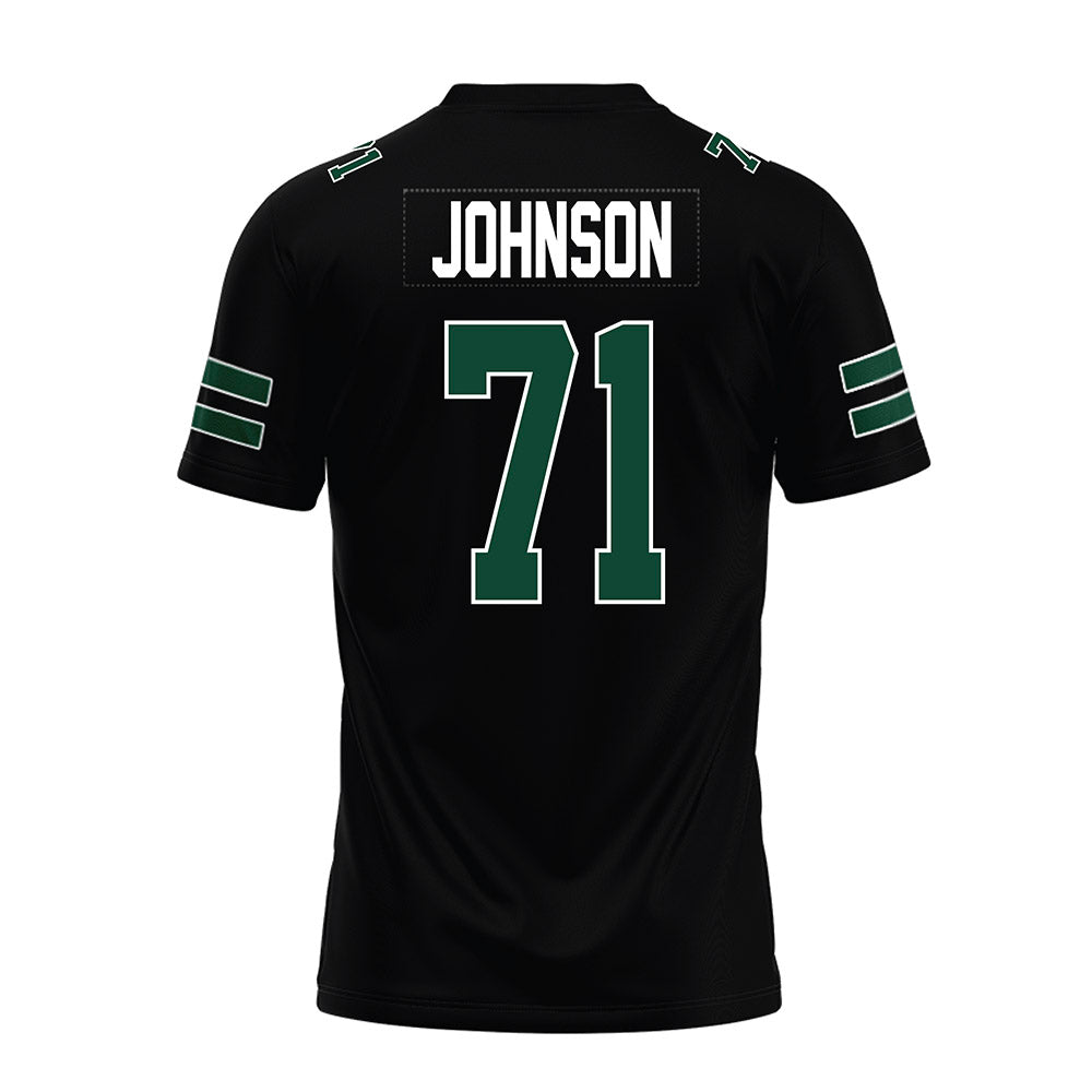 Ohio - NCAA Football : Aidan Johnson - Black Premium Football Jersey-1