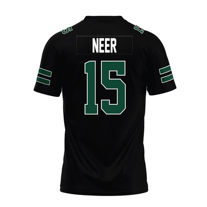 Ohio - NCAA Football : Riley Neer - Black Premium Football Jersey-1