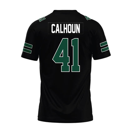 Ohio - NCAA Football : Keishaun Calhoun - Black Premium Football Jersey-1