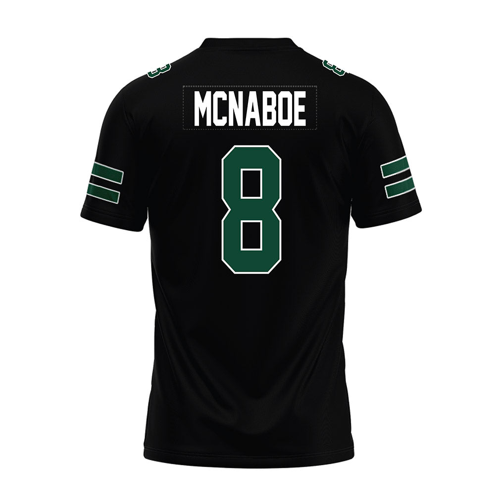 Ohio - NCAA Football : Ben McNaboe - Black Premium Football Jersey