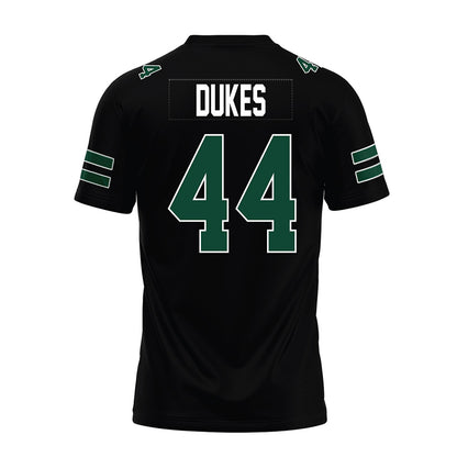 Ohio - NCAA Football : Nehemiah Dukes - Black Premium Football Jersey-1