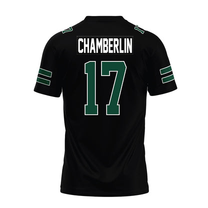 Ohio - NCAA Football : Caleb Chamberlin - Black Premium Football Jersey-1
