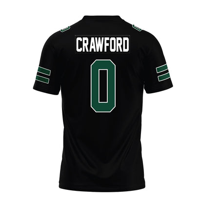 Ohio - NCAA Football : Delaney Crawford - Black Premium Football Jersey