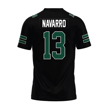 Ohio - NCAA Football : Parker Navarro - Black Premium Football Jersey-1