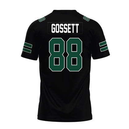 Ohio - NCAA Football : Caleb Gossett - Black Premium Football Jersey