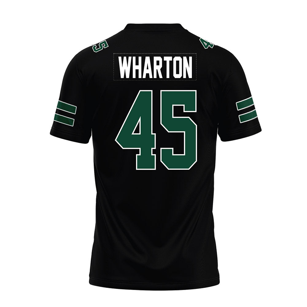 Ohio - NCAA Football : Brady Wharton - Black Premium Football Jersey-1