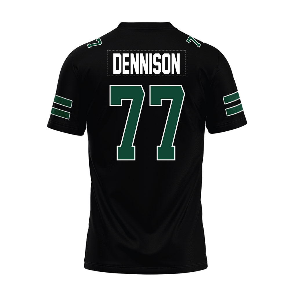 Ohio - NCAA Football : Jacob Dennison - Black Premium Football Jersey