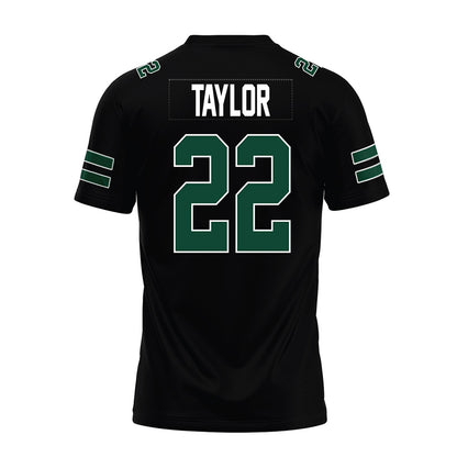 Ohio - NCAA Football : Michael Taylor - Black Premium Football Jersey-1