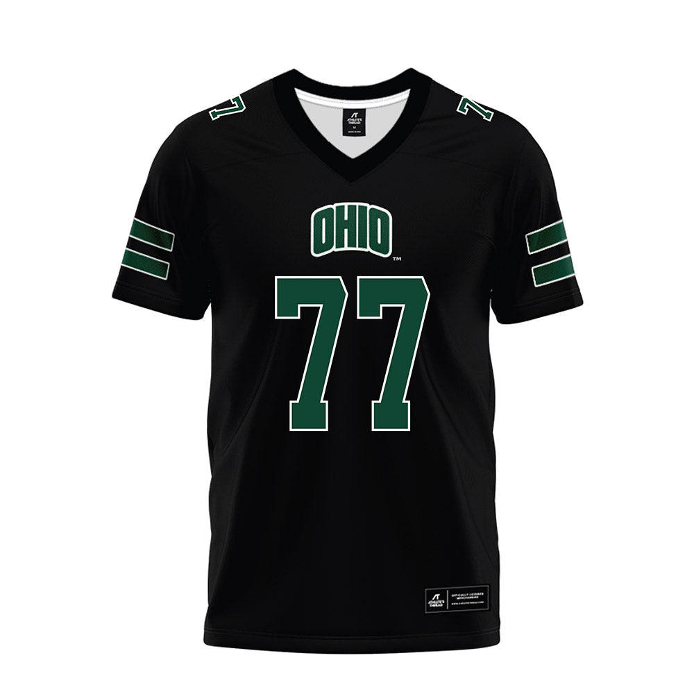 Ohio - NCAA Football : Jacob Dennison - Black Premium Football Jersey