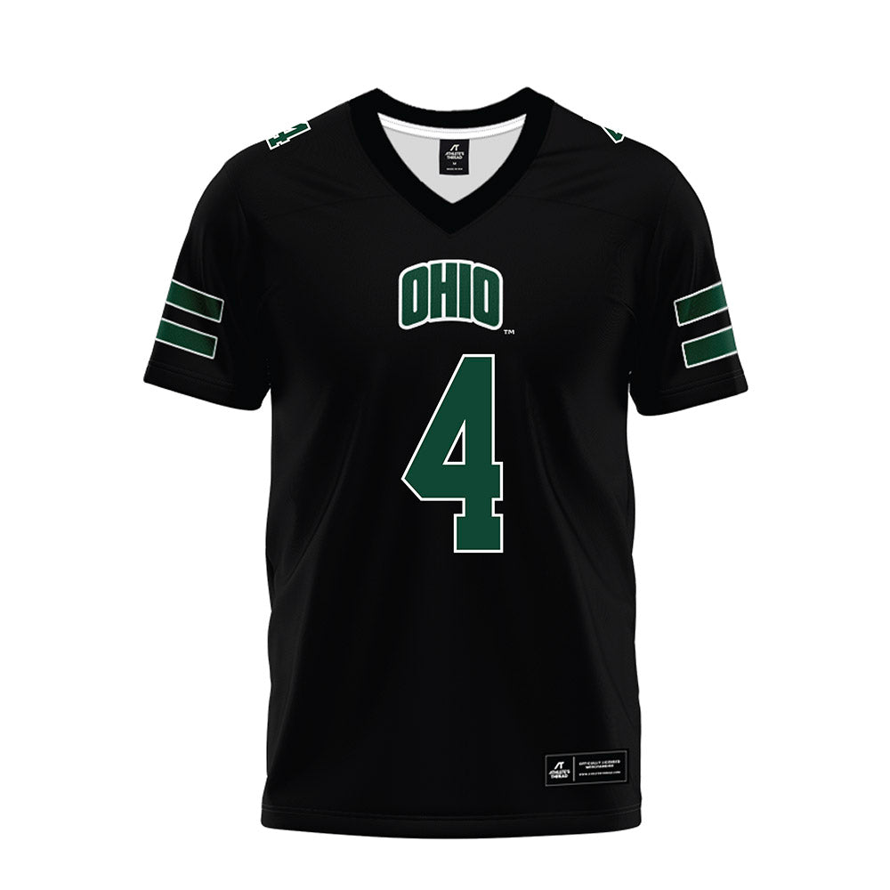 Ohio - NCAA Football : Jacob Winters - Black Premium Football Jersey