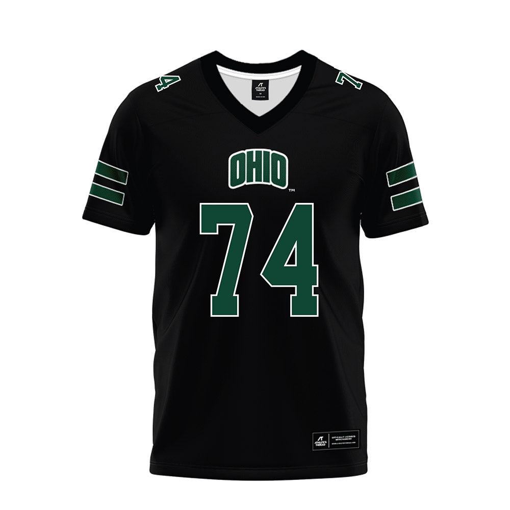 Ohio - NCAA Football : Tigana Cisse - Black Premium Football Jersey