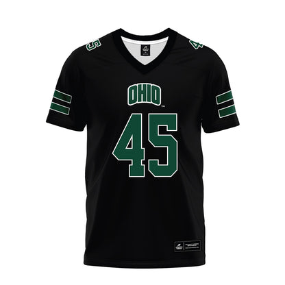 Ohio - NCAA Football : Brady Wharton - Black Premium Football Jersey-0